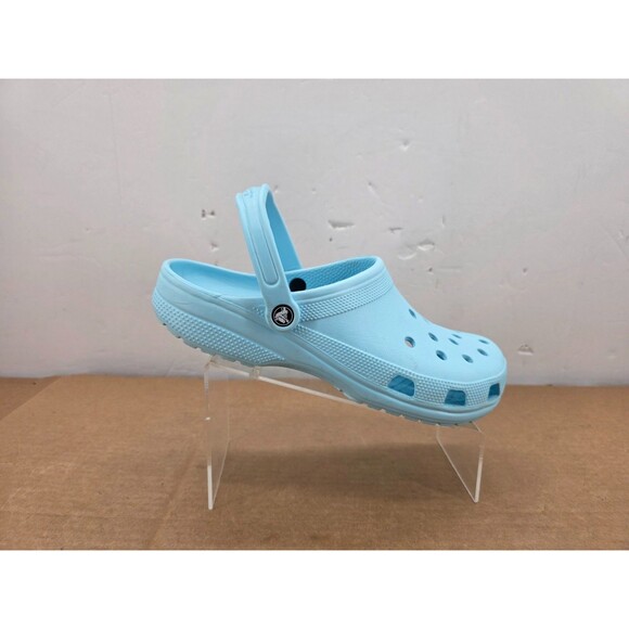 CROCS Classic Bue Clogs Men\'s 13 Adjustable Strap Mule Slide Water Pool Sandal